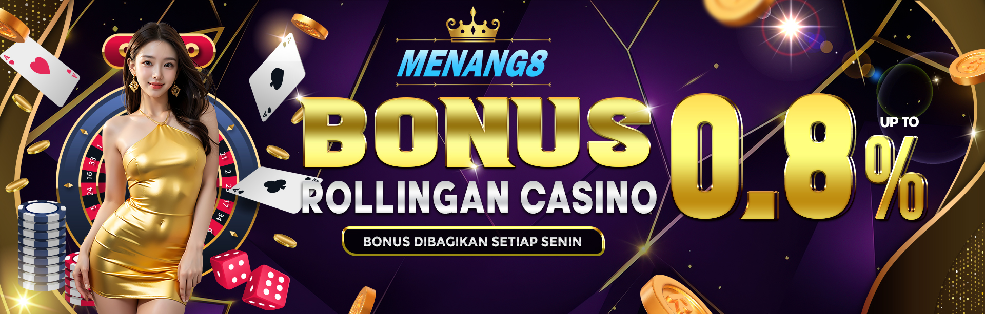 MENANG8 BONUS ROLLINGAN CASINO TERBESAR