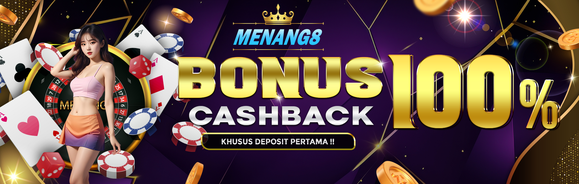 BONUS CASHBACK 100%