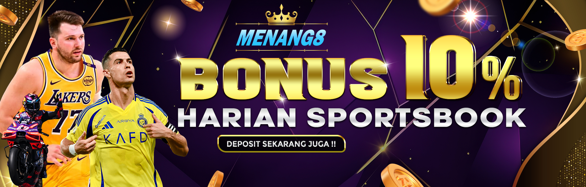 MENANG8 BONUS DEPOSIT HARIAN SPORTS 10%