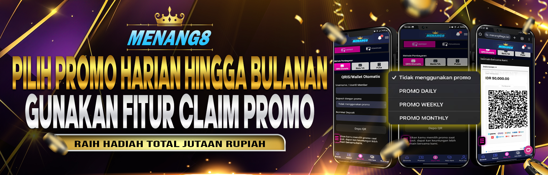 BONUS HARIAN HINGGA BULANAN