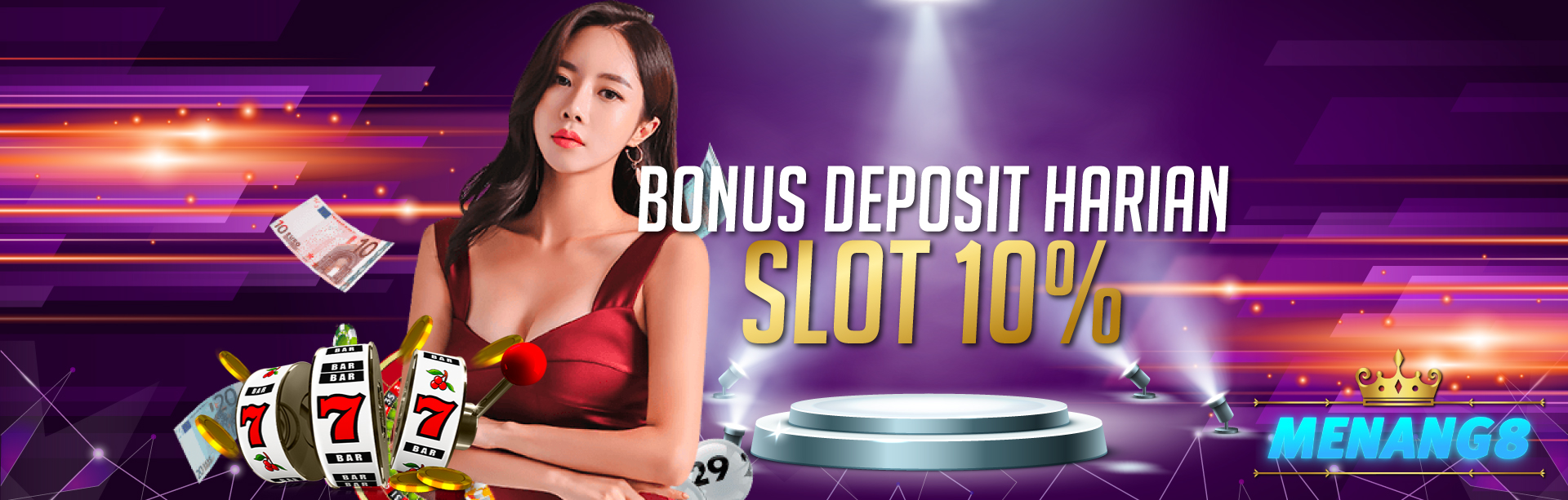 MENANG8 BONUS DEPOSIT HARIAN SLOT 10%