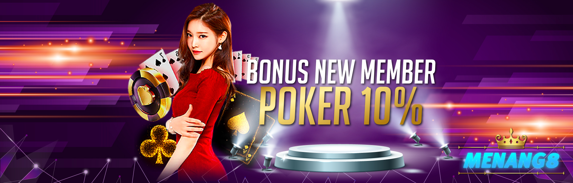 MENANG8 BONUS NEW MEMBER POKER 10%